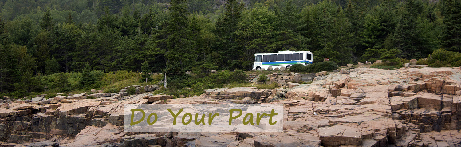Be a park-conscious visitor!