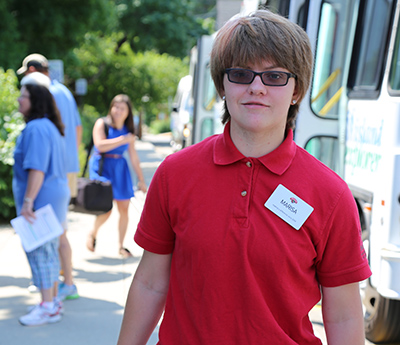 Otter Creek resident Marisa Gray was surprised to learn that her morning commute had earned her a spot in Island Explorer history.