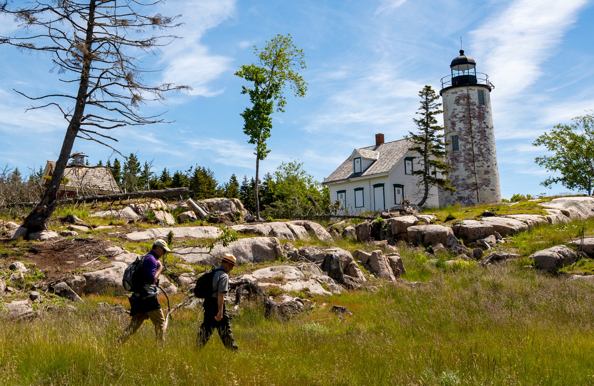 A ranger guided cruise to Baker Island in Acadia National Park, ME on June 20, 2018. (Photo by Will Newton)