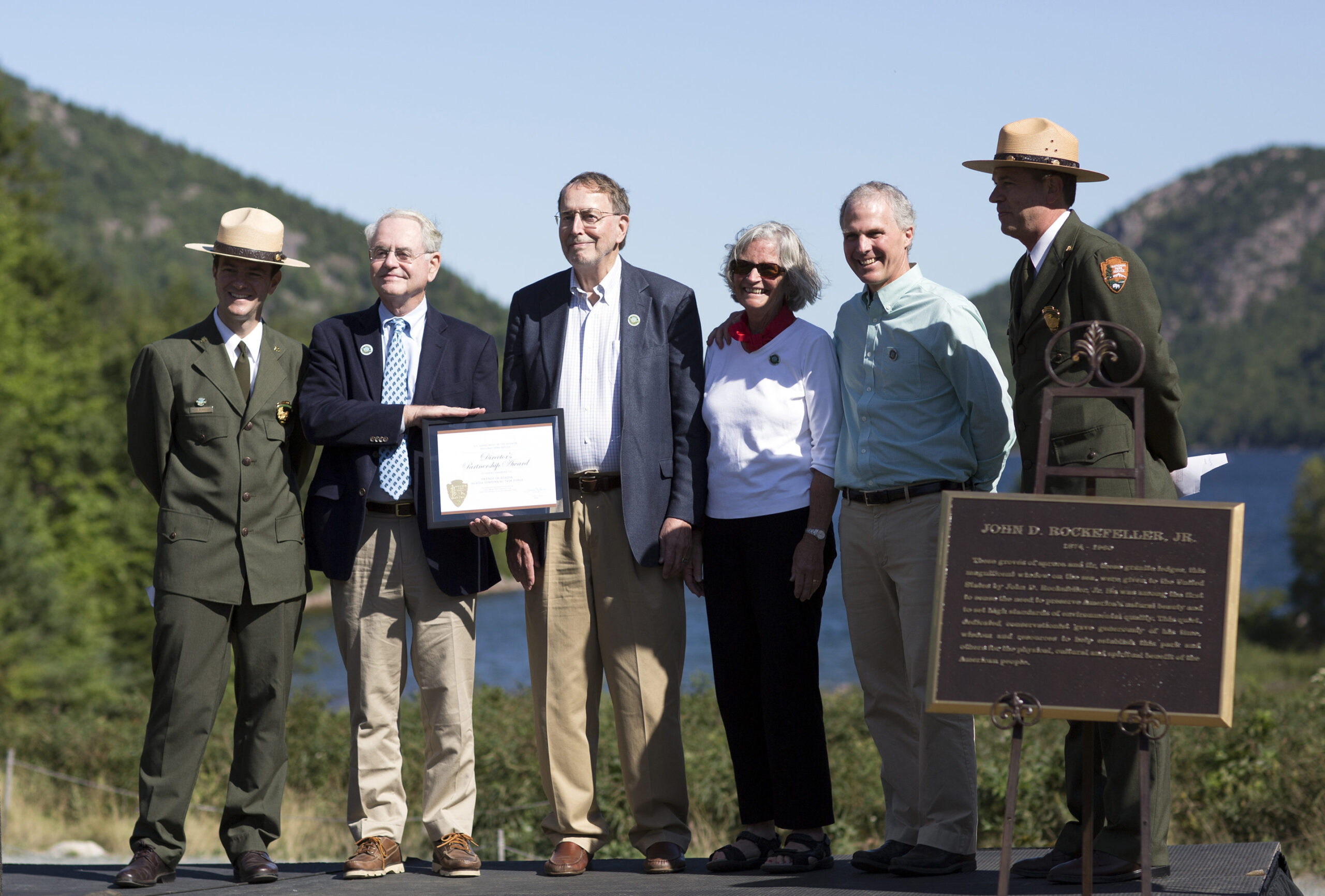 Acadia Centennial Task Force and Friends of Acadia Receive National Park Service Partnership Award