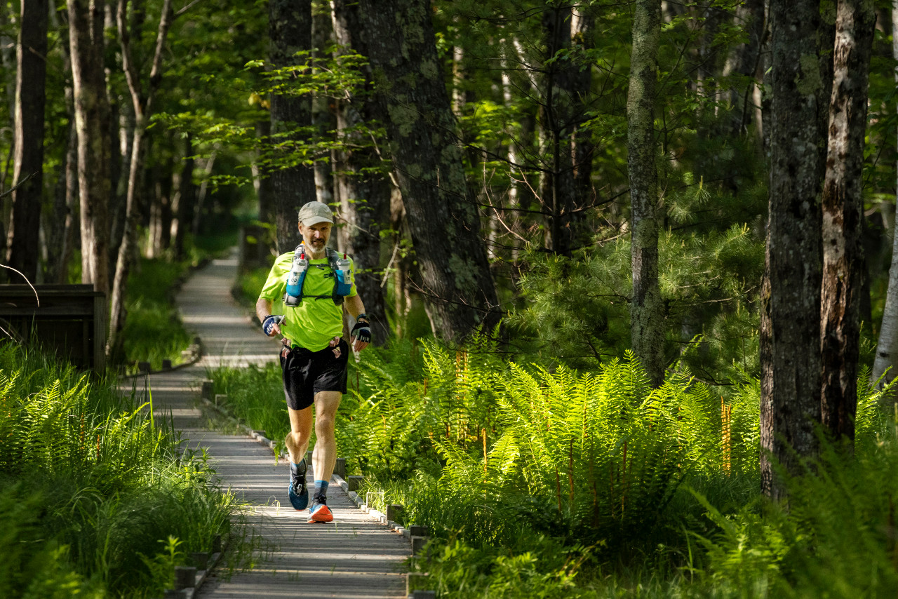 Pat Sandefur raises funds for Wild Acadia with a 50K through Acadia National Park